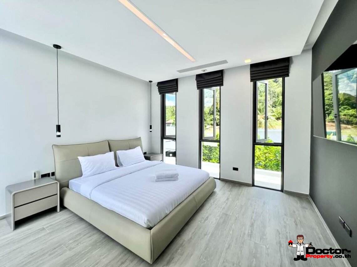New Modern 4 Bedroom Private Pool Villa in Lamai, Koh Samui – For Sale